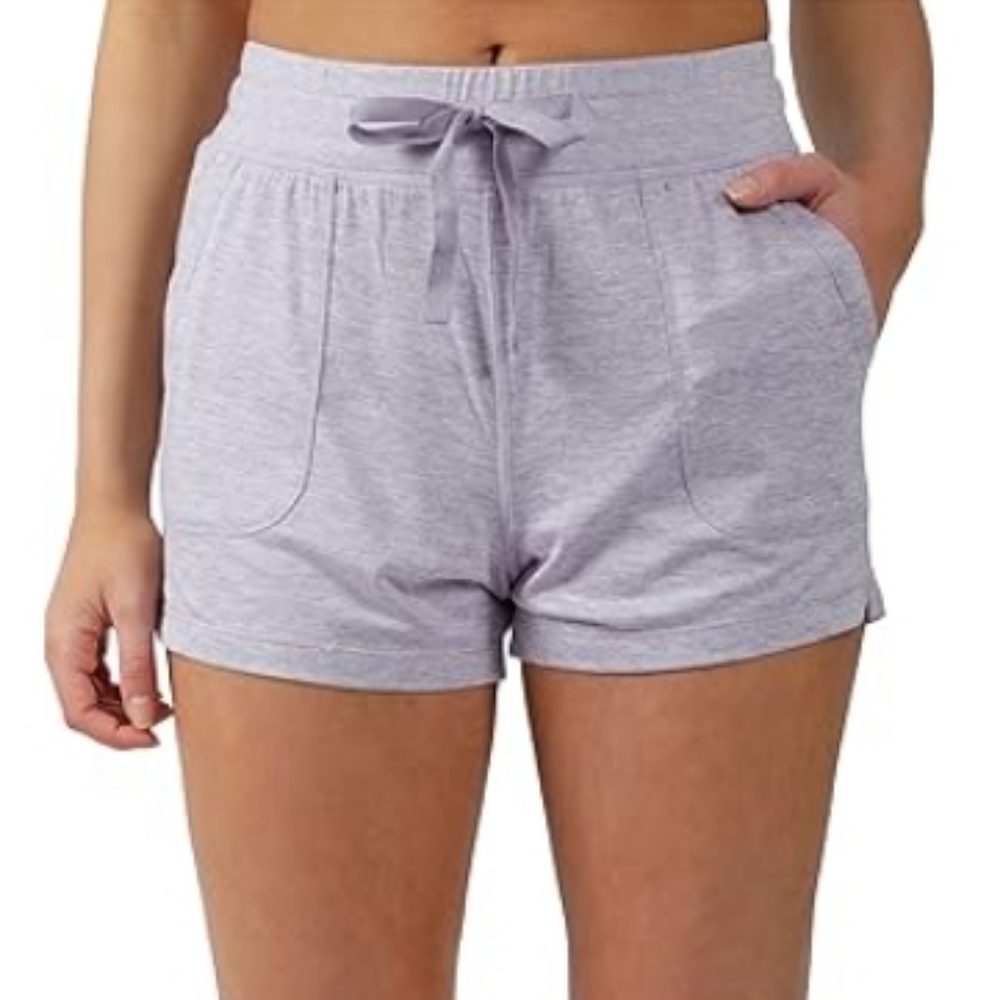 Lightweight Lounge Casual Summer Jersey Comfy Shorts Purple